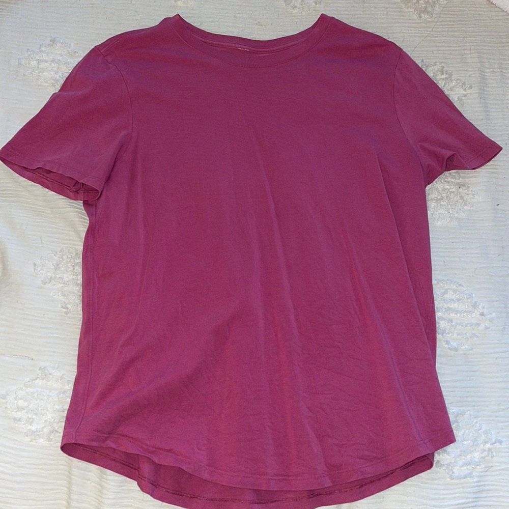 Lululemon Love Crewneck Tshirt in Ripened Raspberry